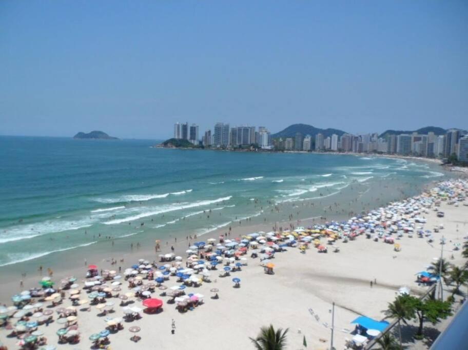 Apto De 3 Dorm De Frente Ao Mar Guarujá Zewnętrze zdjęcie